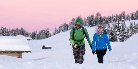 Romantic walks through the winterwonderland