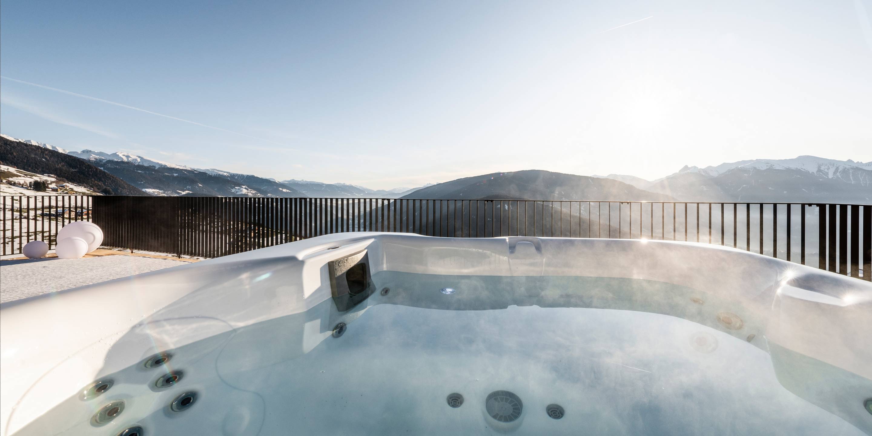 Illustration of Penthouse Apartments With Whirlpool Tub And Sauna