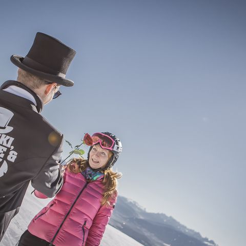 Il Cavaliere, the charming ski-guide in the skiing area Gitschberg Jochtal